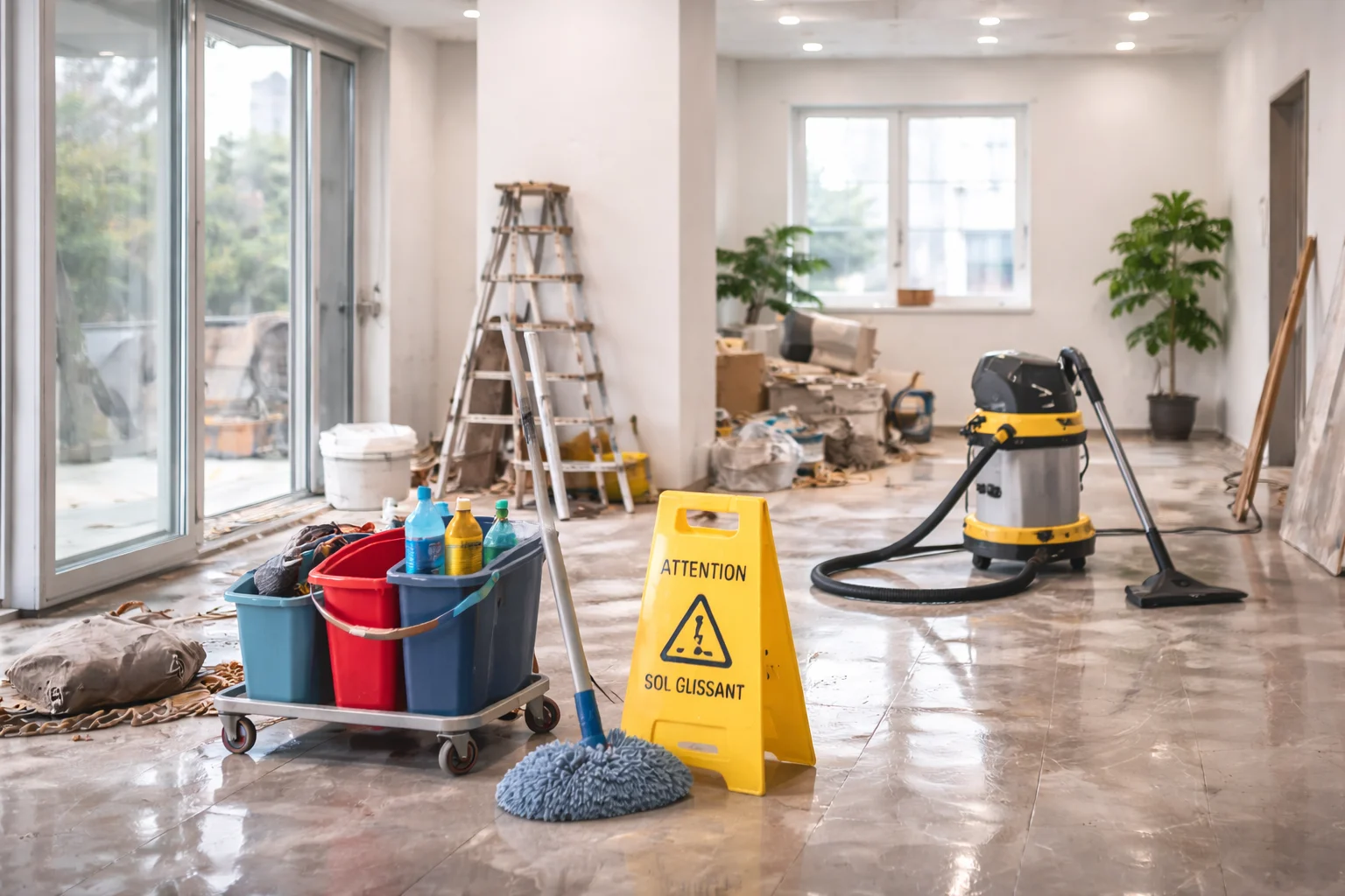 Lire la suite à propos de l’article Comment nettoyer une fin de chantier efficacement ?