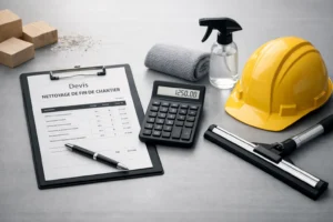 facturer nettoyage fin de chantier