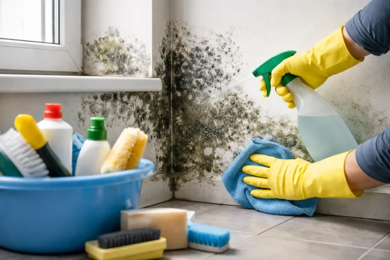 Lire la suite à propos de l’article Nettoyage de moisissures sur les murs : Solution efficace