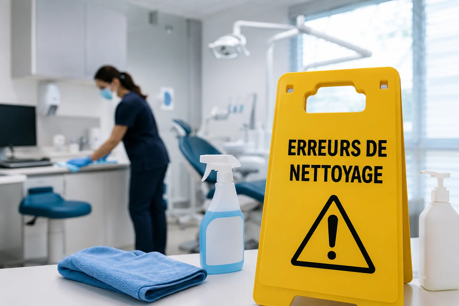 You are currently viewing Les 10 erreurs de nettoyage les plus fréquentes dans les cabinets médicaux (et comment les éviter)