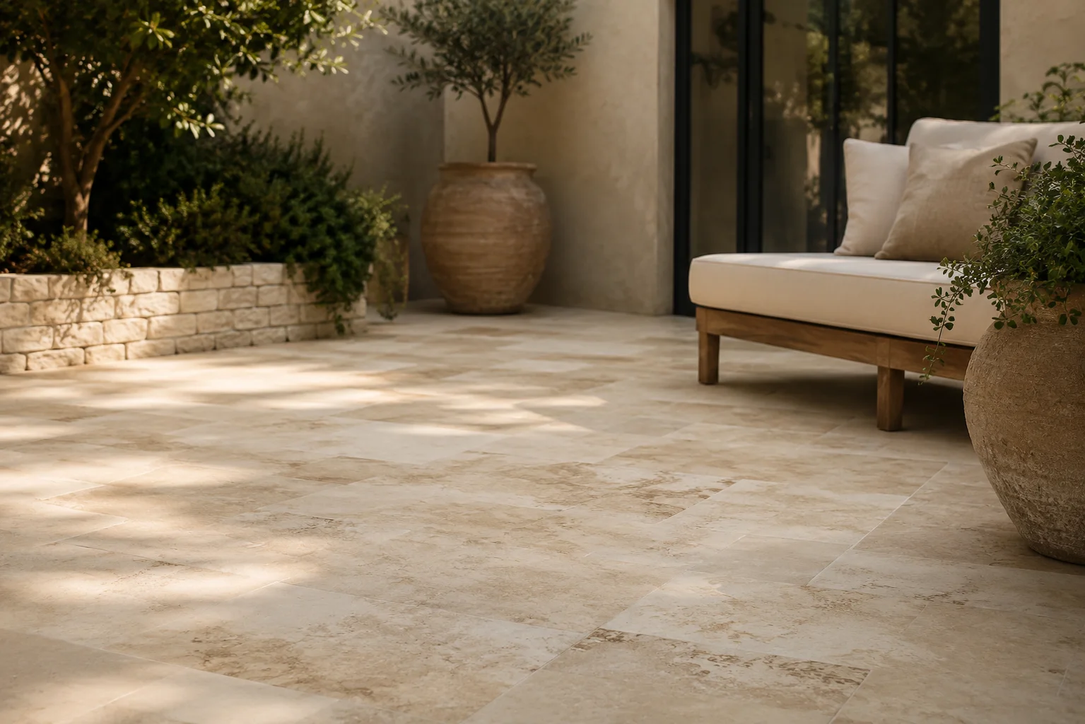 You are currently viewing Nettoyage d’une terrasse en pierre naturelle : Guide professionnel